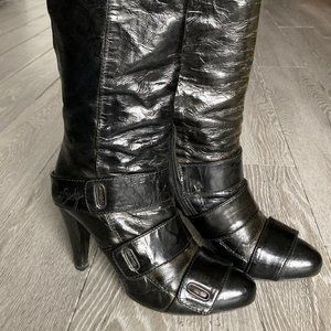 Miss Sixty Italian Leather Boots Size 36
